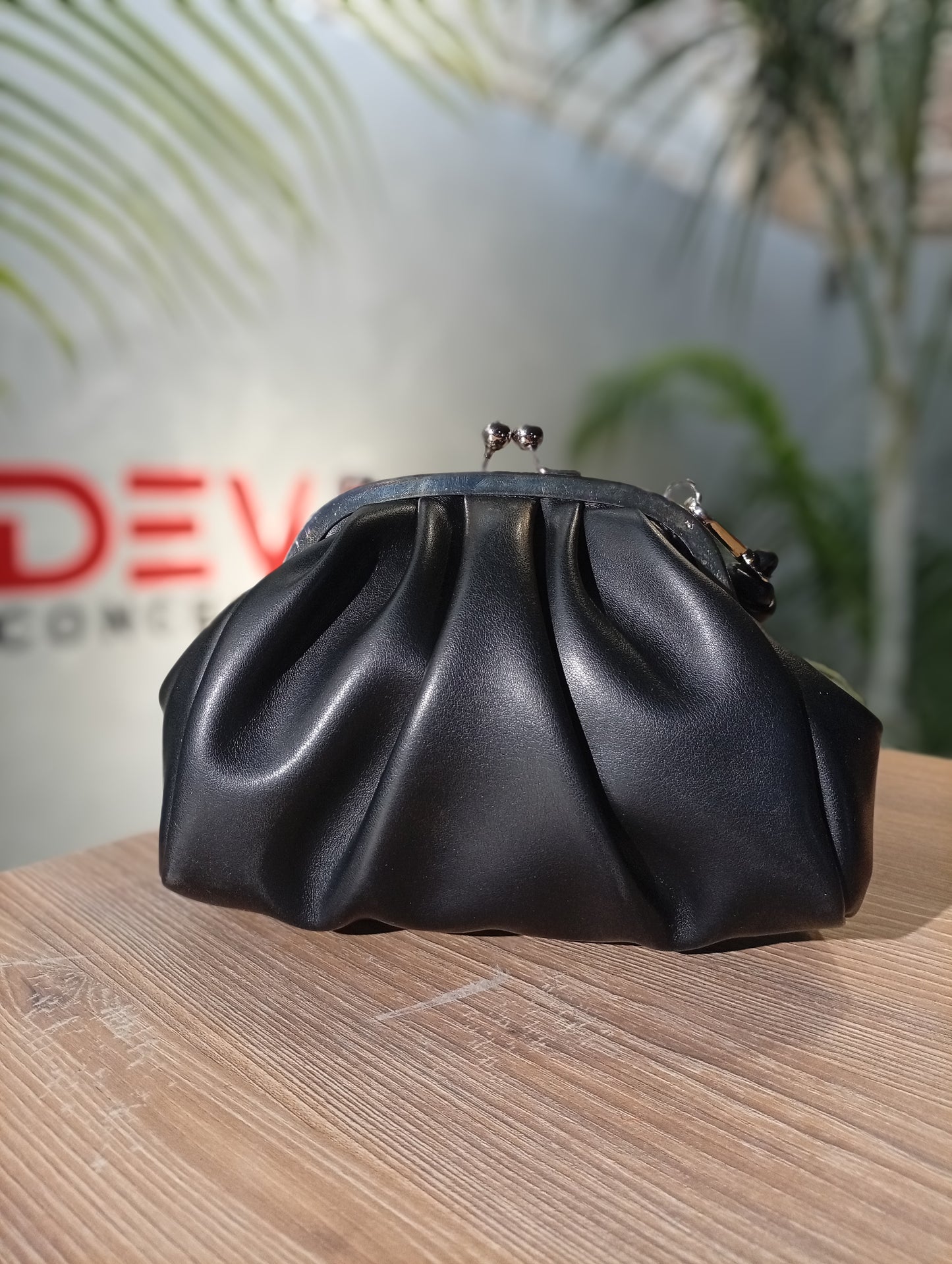 black wallet