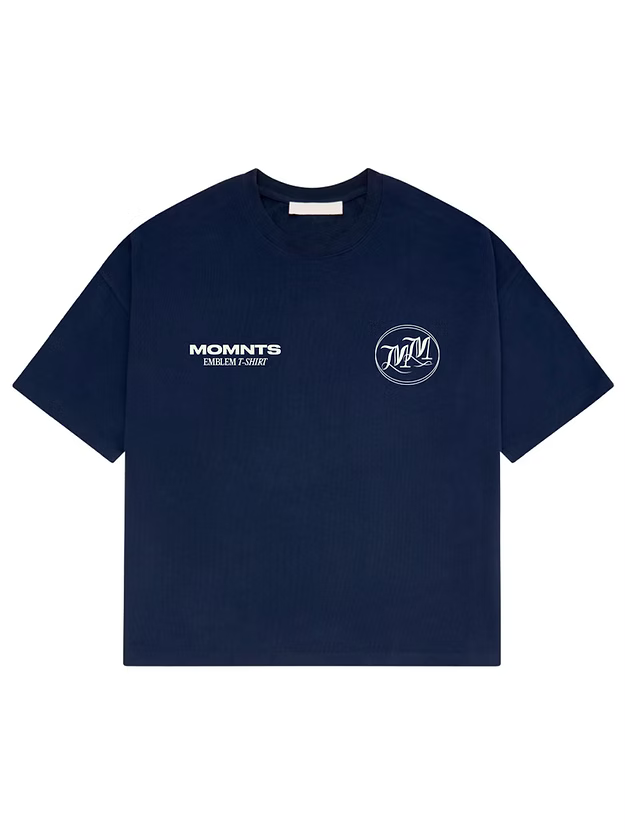 Emblem Night Blue T Shirt