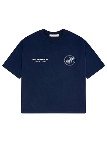 Emblem Night Blue T Shirt
