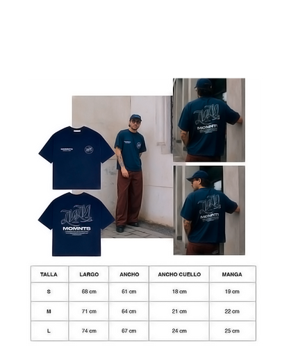 Emblem Night Blue T Shirt