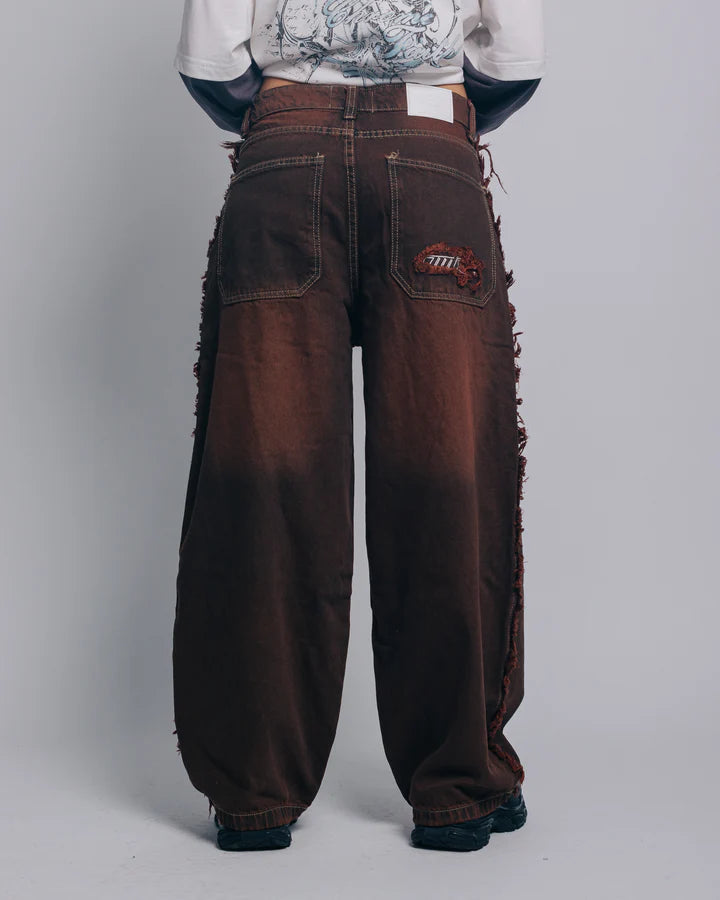 Baggy Jean Disruptive Marron