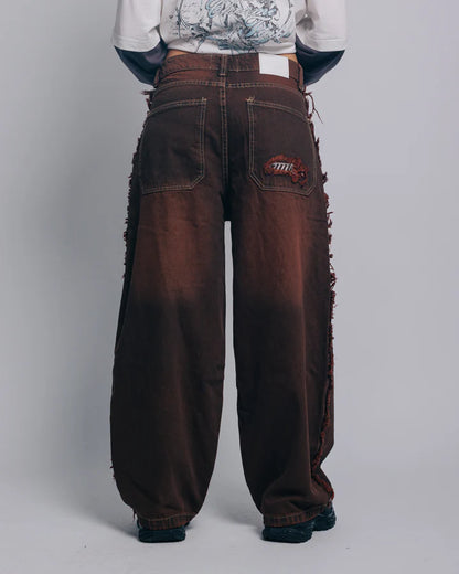 Baggy Jean Disruptive Marron
