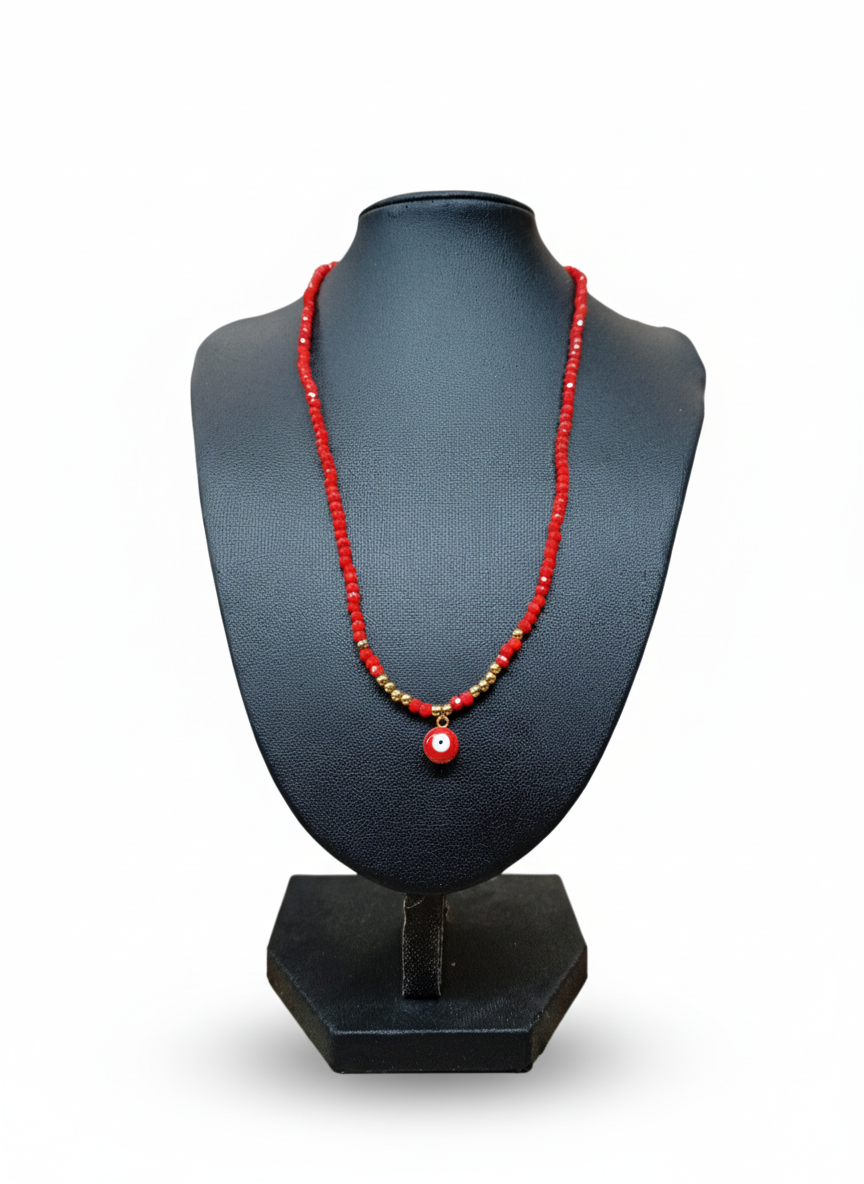 Red Evil Eye Necklace .DN000091