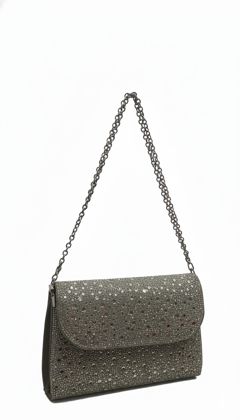 Anga Almond Diamond / Gold Crossbody Bag  .CH000115