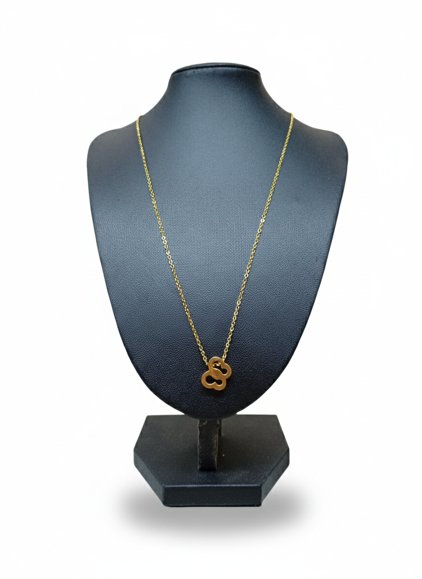 Collar De Mariposa Dorada .ON000021