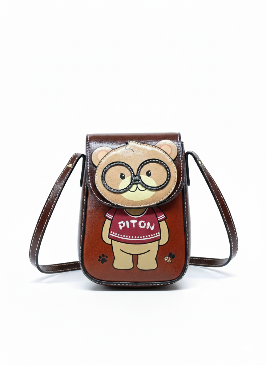 Shoulder Bag For Women Cute Bear Design Simple Fashion .CH000049