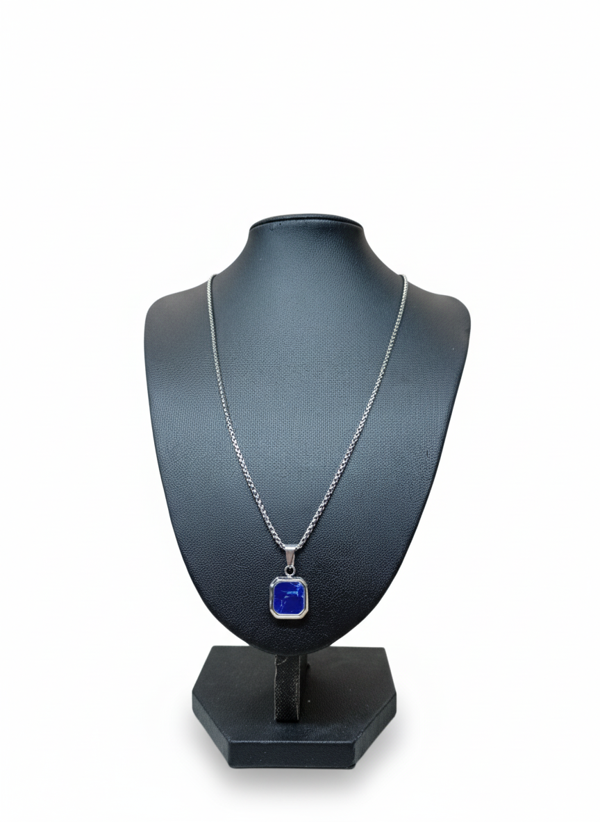 Collar De Piedra Azul .TPG10014