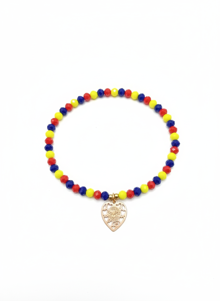 Pulsera piedras de colores .ON000086