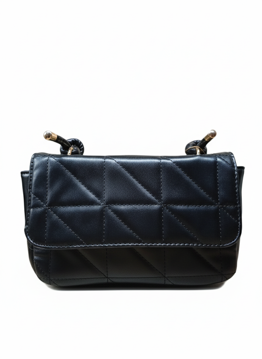 Small quilted leather shoulder bags for women, elegant