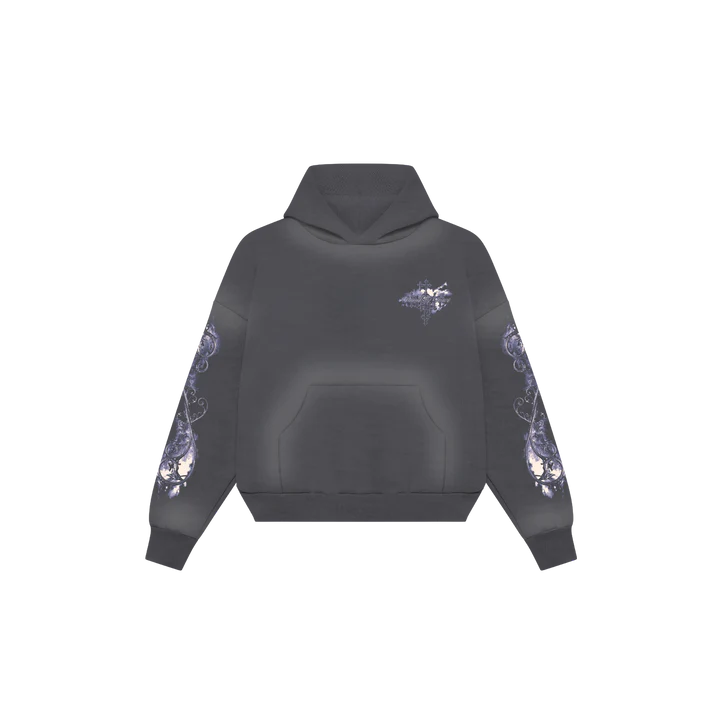 HOODIE CHARCOL WINGS COLLAPSE