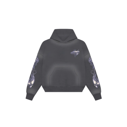 HOODIE CHARCOL WINGS COLLAPSE