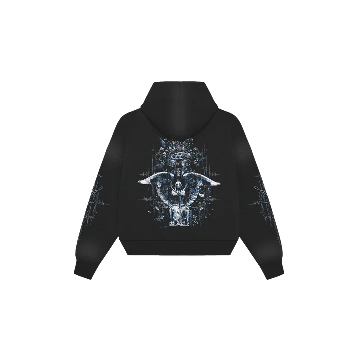 HOODIE NEGRA THRONE OF SORROW
