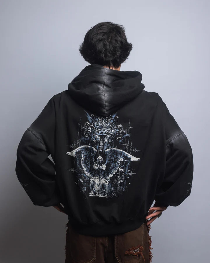 HOODIE NEGRA THRONE OF SORROW