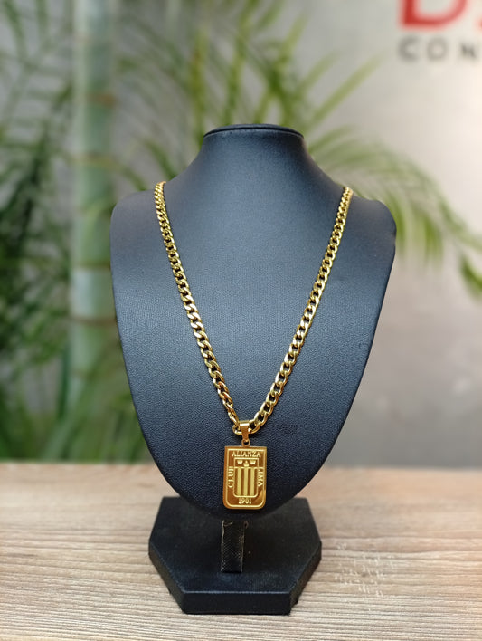 Collar De Alianza Lima Dorado
