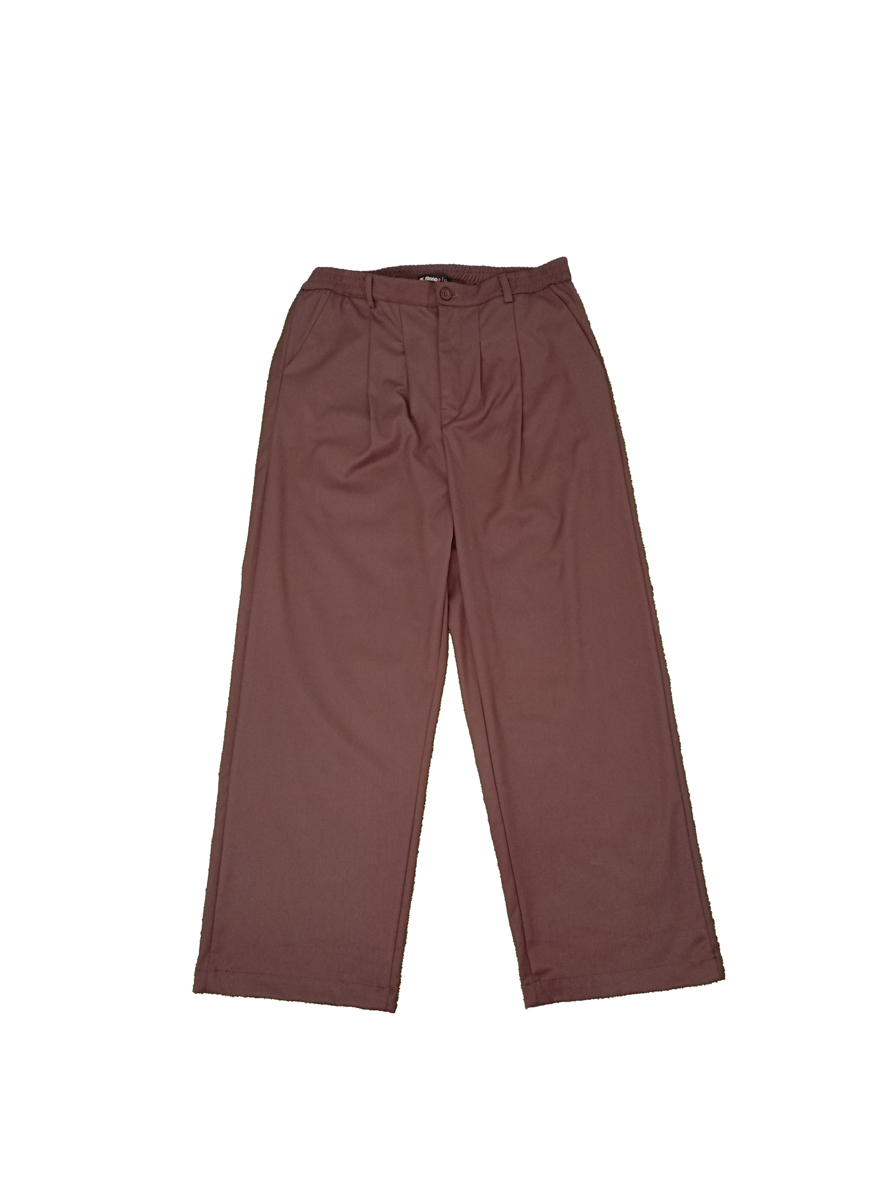 PANTALONES LINO MARRON   .DM000116